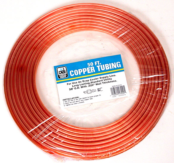 COPPER WATER TUBING 3/8