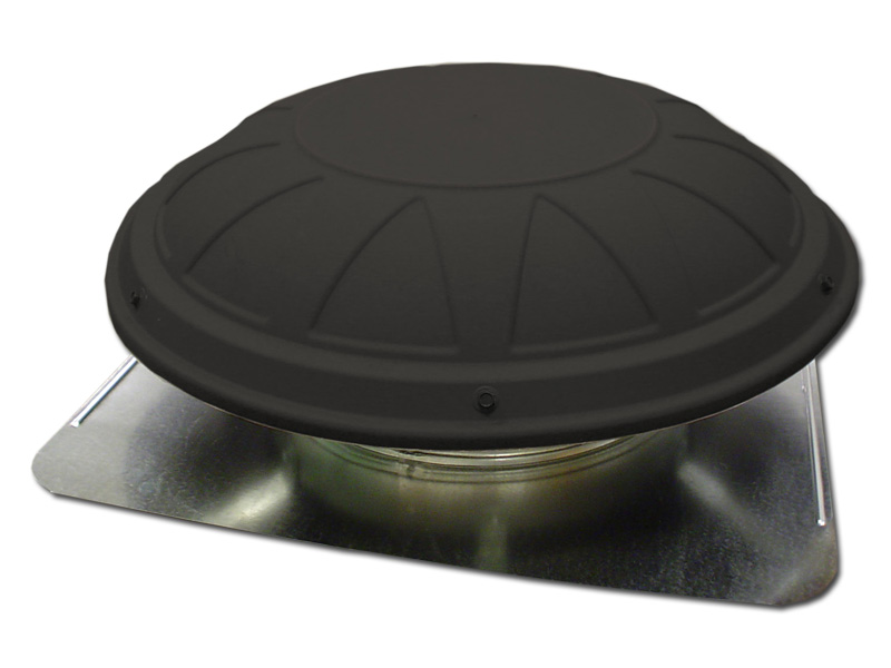 BLACK ATTIC FAN 1170 CFM -METAL TOP