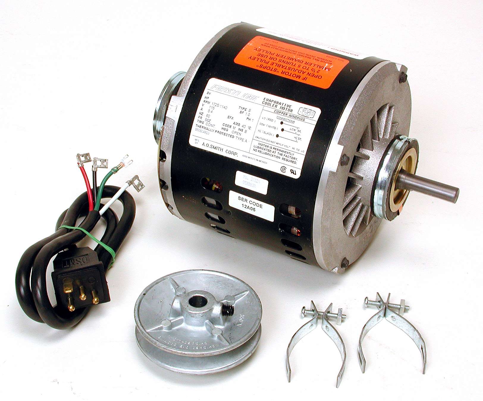 COOLER MOTOR 1HP 230V 2 SPEED